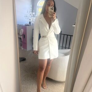 Zara White Mini Dress